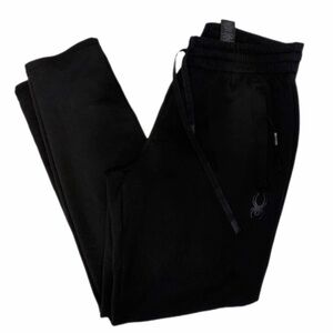 Spyder Active Men’s Performance Joggers Travel Ready Athleisure Black Size Small